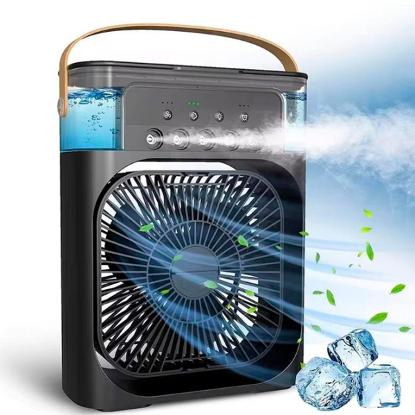 Ventilator Cooling Fans Purifier Mist Black 20 W, Electronic, Numărul de viteze: 3 photo 3