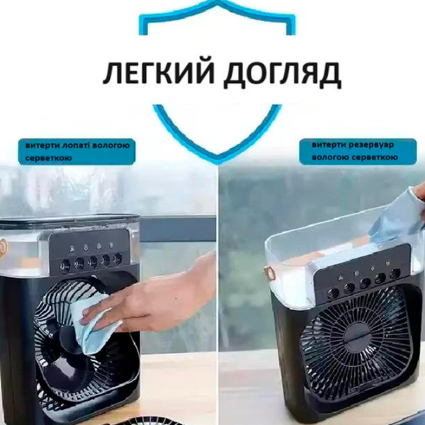 Ventilator Cooling Fans Purifier Mist Black 20 W, Electronic, Numărul de viteze: 3 photo 5