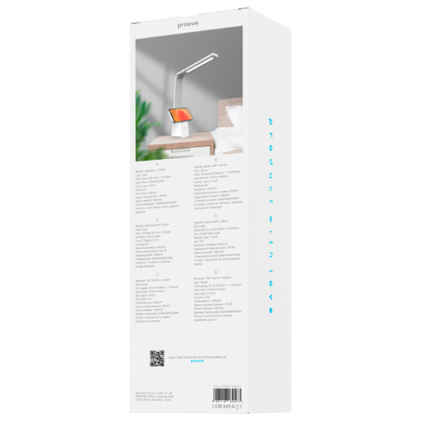 Lampă de masă Proove Light Tower White Rețea photo 10