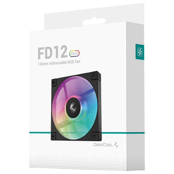 Вентилятор для корпуса Deepcool FD12 ARGB Черный  photo 9