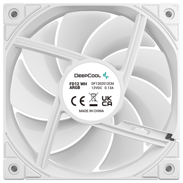 Вентилятор для корпуса Deepcool FD12 ARGB Белый  photo 7