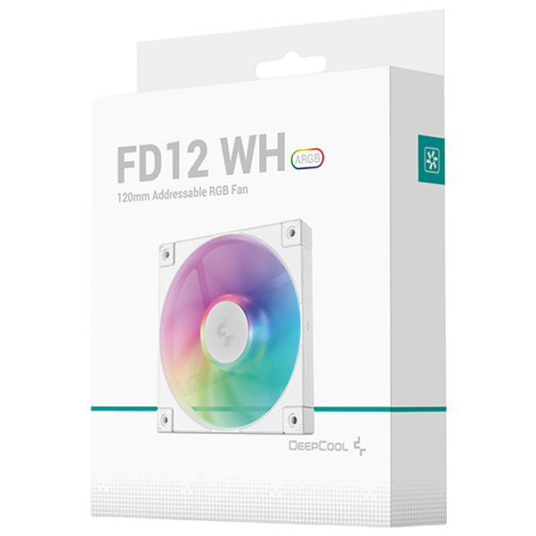 Вентилятор для корпуса Deepcool FD12 ARGB Белый  photo 9
