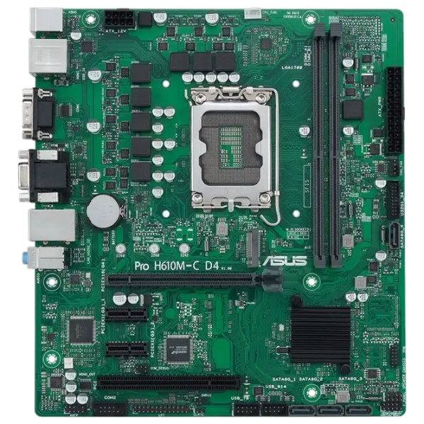 Материнская плата Asus PRO H610M-C D4-CSM mATX  photo 1