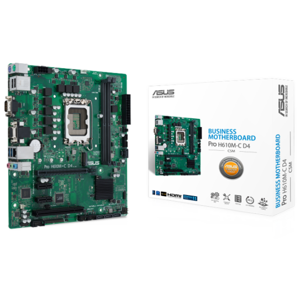 Материнская плата Asus PRO H610M-C D4-CSM mATX  photo 6