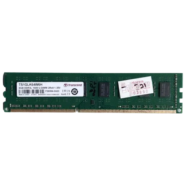 Оперативная память 8 ГБ Transcend TS1GLK64W6H  DIMM, DDR3, 1600 МГц photo 1