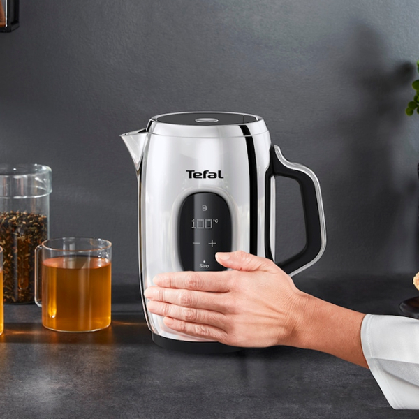 Ceainic electric Tefal KI883D10 Inox 2400 W, 1.5l, Material interior: Inox photo 6