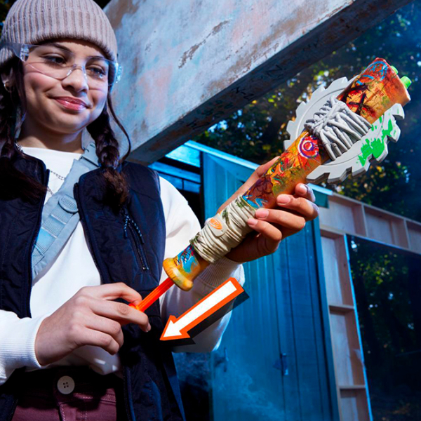 Бластер Hasbro Nerf Zombie Blaster Strikeout F8958 Разноцветный патронный, Стрел, 8+ photo 4
