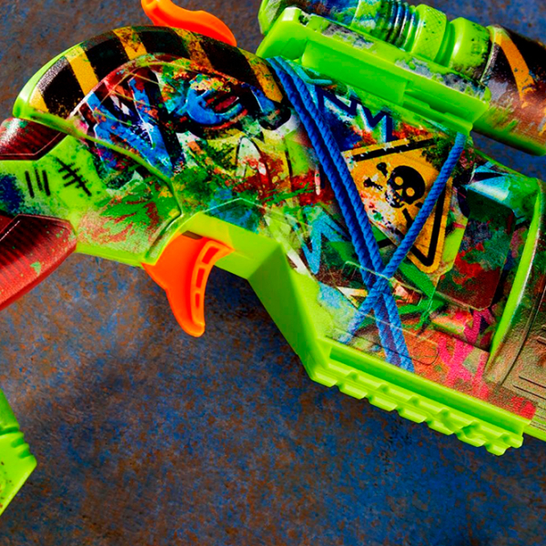Бластер Hasbro Nerf Zombie Blaster Driller F8960 Зеленый патронный, Стрел, 8+ photo 5