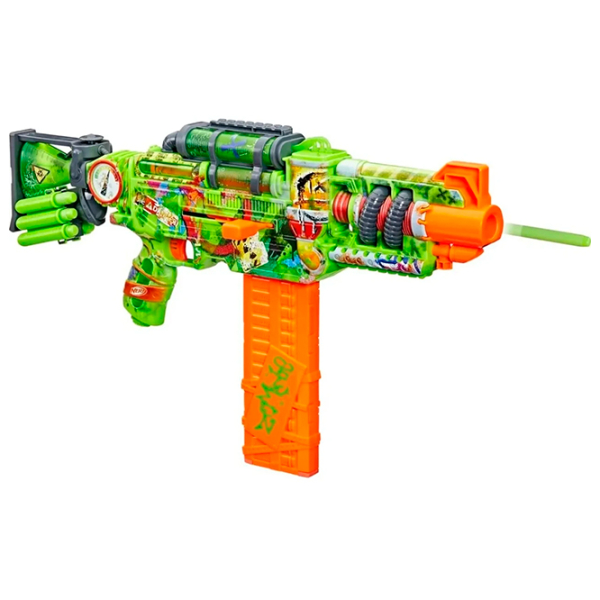 Бластер Hasbro Nerf Zombie Blaster Corrupter F8962 Зеленый патронный, Стрел, 8+ photo 2