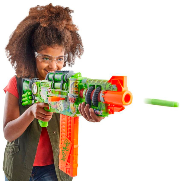 Бластер Hasbro Nerf Zombie Blaster Corrupter F8962 Зеленый патронный, Стрел, 8+ photo 4