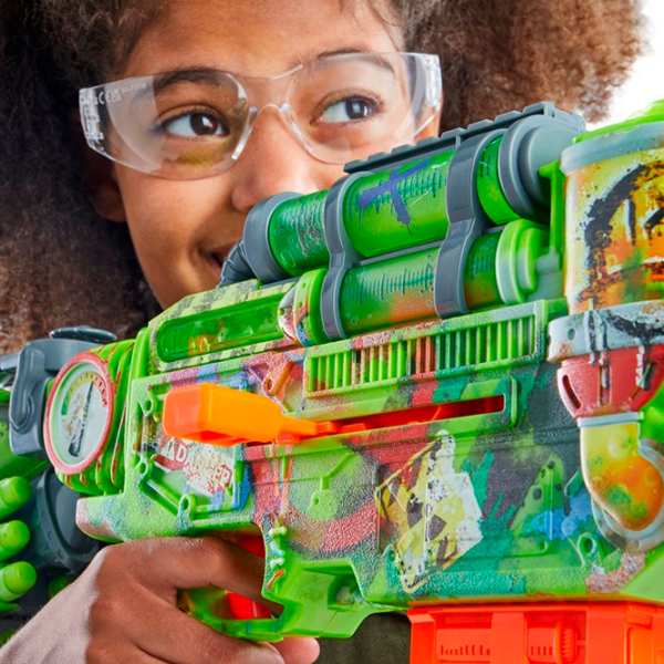 Бластер Hasbro Nerf Zombie Blaster Corrupter F8962 Зеленый патронный, Стрел, 8+ photo 7