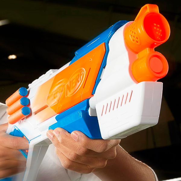 Бластер Hasbro Nerf N Series Blaster Strikeback G0218 Белый патронный, Стрел, 8+ photo 6