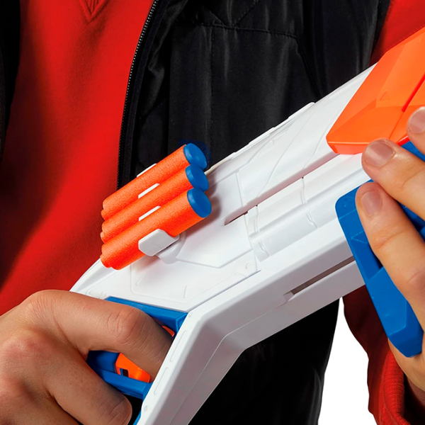Бластер Hasbro Nerf N Series Blaster Strikeback G0218 Белый патронный, Стрел, 8+ photo 7