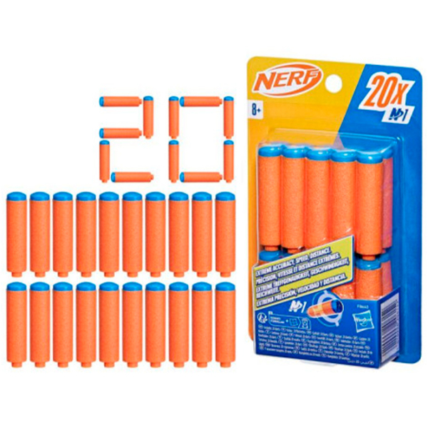 Боеприпасы Hasbro Nerf N Series Refill F8640 Оранжевый , , 8+ photo 2