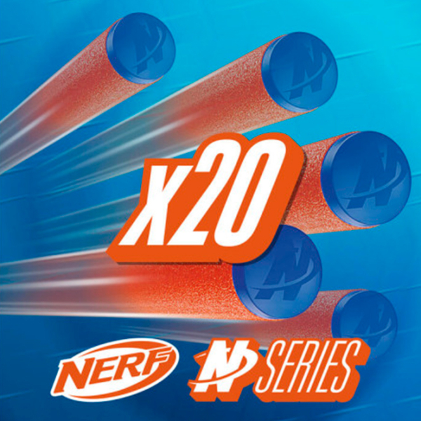 Боеприпасы Hasbro Nerf N Series Refill F8640 Оранжевый , , 8+ photo 4