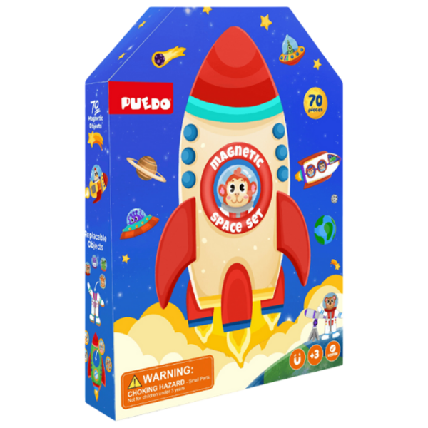Развивающий набор Puedo Space Магнитный, 3+