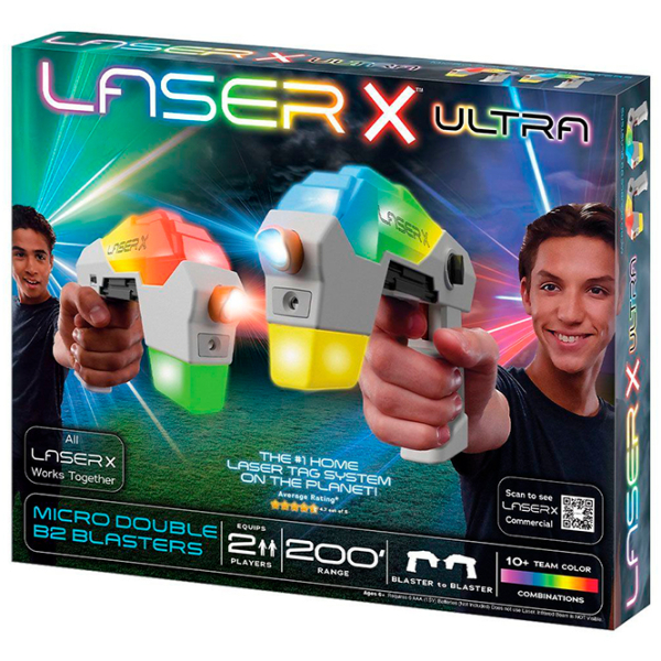 Игрушечное оружие LaserX Ultra Micro Double B2 87551 Серый Лазер, Лазер, 6+ photo 7
