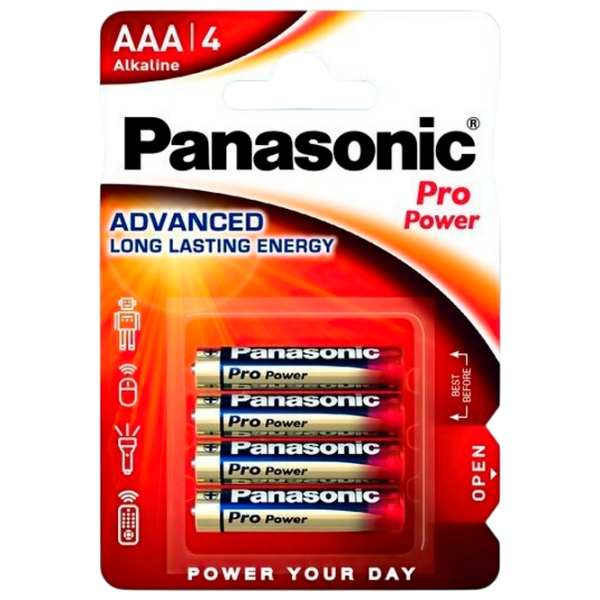 Батарейка Panasonic PRO Power LR03 (4 шт.)  photo 1