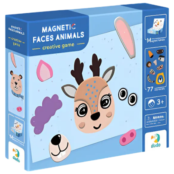 Joc educativ DoDo Faces Magnetic , 3+