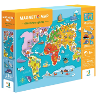 Joc educativ DoDo World Map Magnetic , 3+
