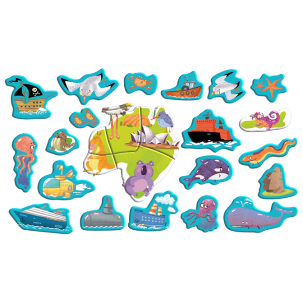 Joc educativ DoDo World Map Magnetic , 3+ photo 2