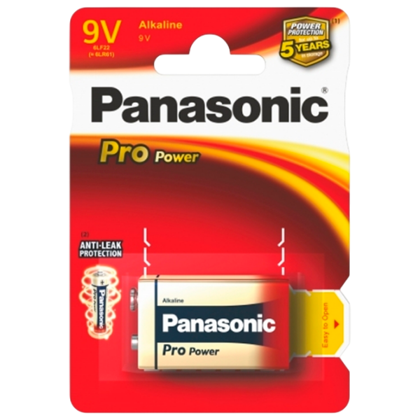 Батарейка Panasonic PRO Power 6LR61 (1 шт.)  photo 1