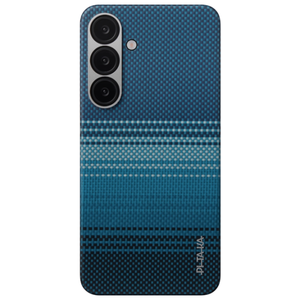 Чехол для смартфона Samsung Galaxy S25 Plus 5G (Tactile Woven) Светлый Синий Pitaka, PC, MagSafe Back