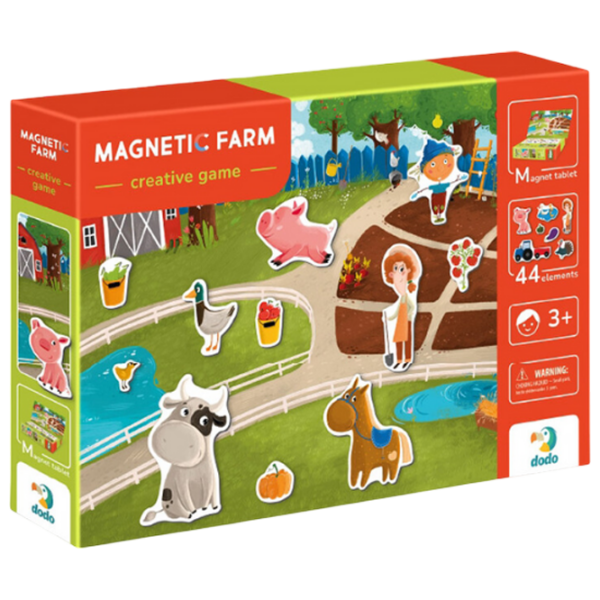 Joc educativ DoDo Farm Magnetic , 3+