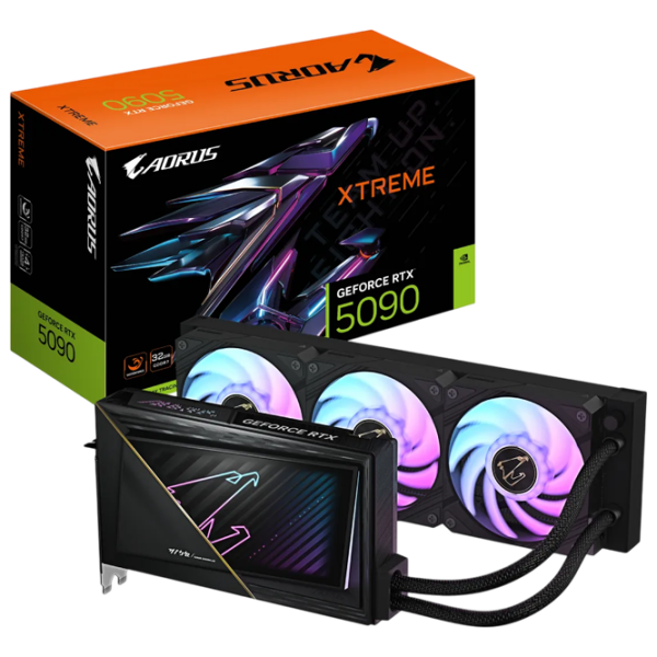 Видеокарта Gigabyte GeForce RTX 5090 Aorus Xtreme Waterforce 32 ГБ PCI Express x16 5.0 photo 8