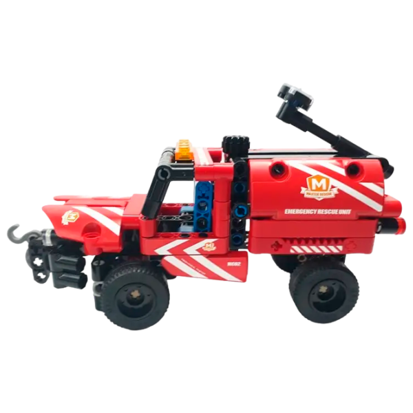 Конструктор XTech Mini Rescue Truck Красный Количество деталей 208, 6+ photo 3