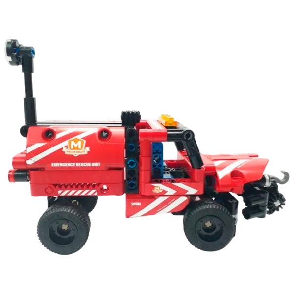 Конструктор XTech Mini Rescue Truck Красный Количество деталей 208, 6+ photo 4
