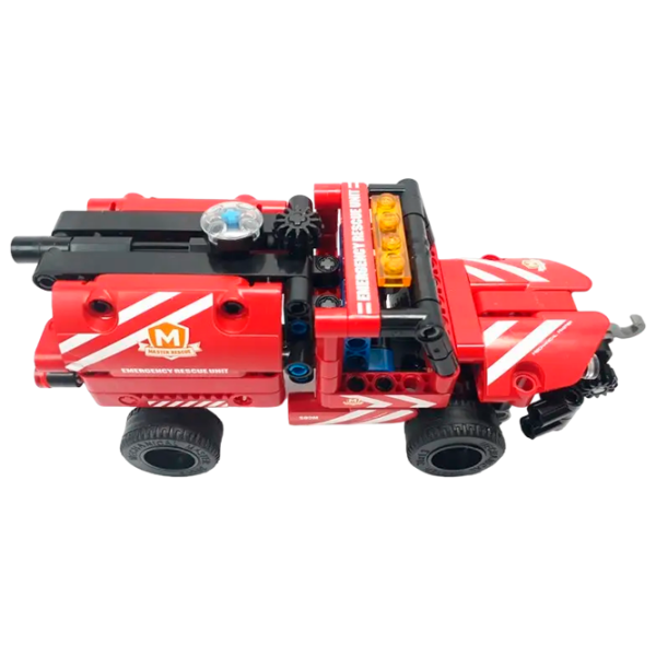 Конструктор XTech Mini Rescue Truck Красный Количество деталей 208, 6+ photo 6