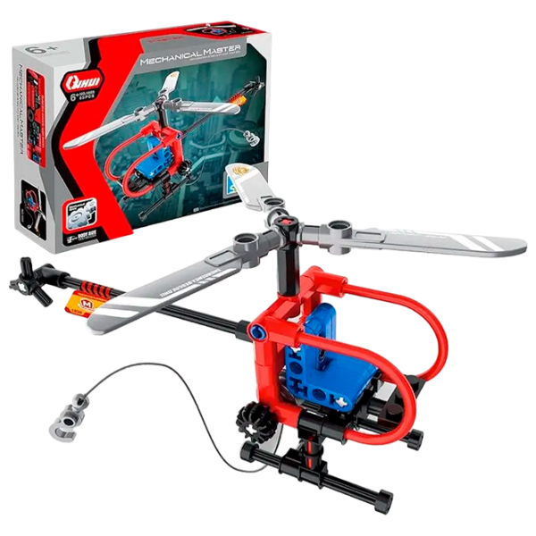 Конструктор XTech Mini Rescue Copter Красный Количество деталей 65, 6+ photo 4