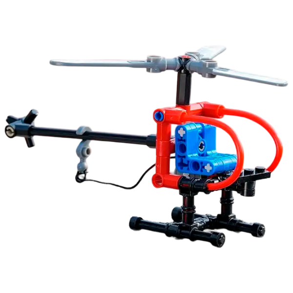 Конструктор XTech Mini Rescue Copter Красный Количество деталей 65, 6+ photo 5