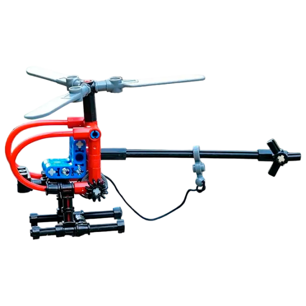 Конструктор XTech Mini Rescue Copter Красный Количество деталей 65, 6+ photo 6
