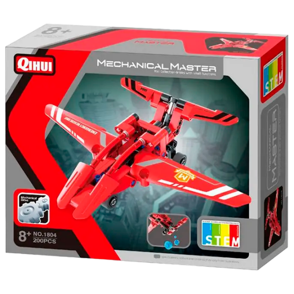 Конструктор XTech Mini Rescue Plane Красный Количество деталей 95, 6+ photo 1