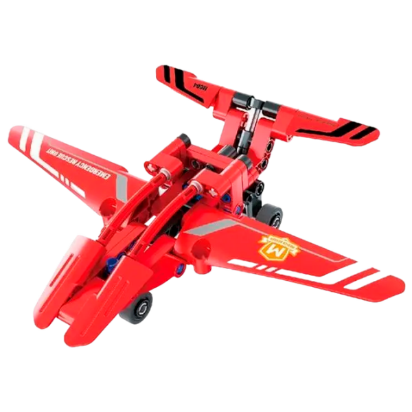 Конструктор XTech Mini Rescue Plane Красный Количество деталей 95, 6+ photo 3