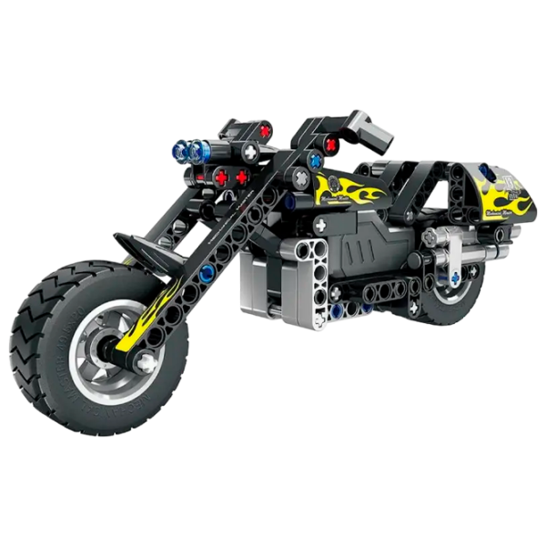 Constructor XTech Pull Back Motorbike Black Numărul de piese 183, 6+ photo 2
