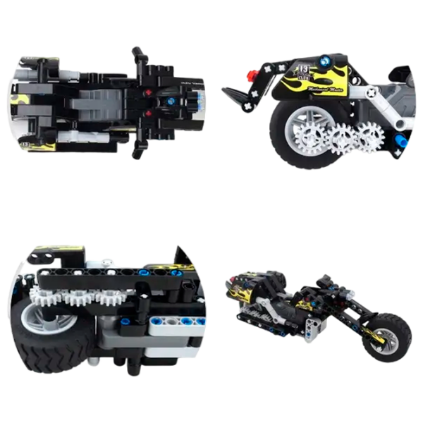 Constructor XTech Pull Back Motorbike Black Numărul de piese 183, 6+ photo 3