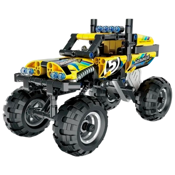 Конструктор XTech Pull Back Off-Road Желтый Количество деталей 199, 6+ photo 1