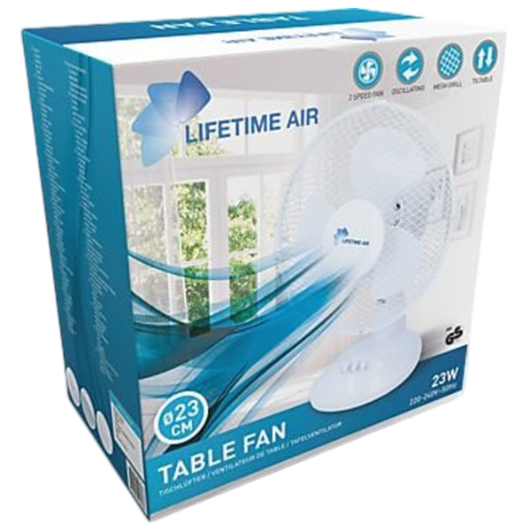 Ventilator Lifetime Air 219618 White 22 W, Mecanic, Numărul de viteze: 2 photo 4