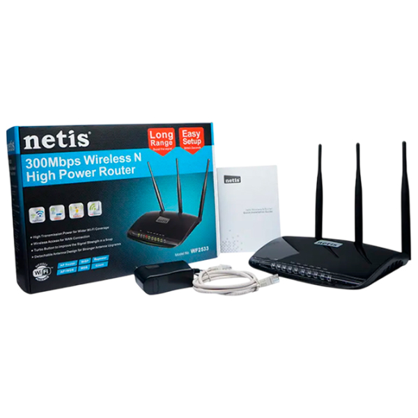 Wi-Fi Router WF2533 Netis Black Versiune Wi-Fi: 802.11 n photo 5