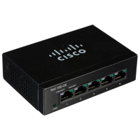 Switch Cisco SG110D-05 Black 10 Gbit/s