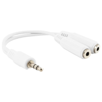 Аудио кабель Cablexpert CCA-415W 3.5 mm / 3.5 mm Белый 