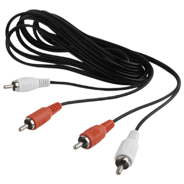 Аудио кабель Gembird CCA-2R2R-6 RCA / RCA Черный  photo 3