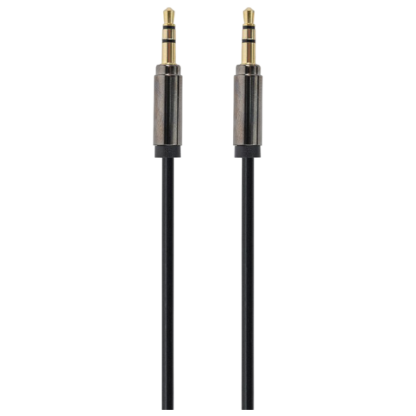 Cablu audio Cablexpert CCAP-444-1M 3.5 mm / 3.5 mm Black  photo 1