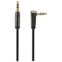 Cablu audio Cablexpert CCAP-444L-6 3.5 mm / 3.5 mm Black 