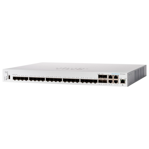 Коммутатор Cisco CBS350-24X Белый 480 Гбит/с photo 1