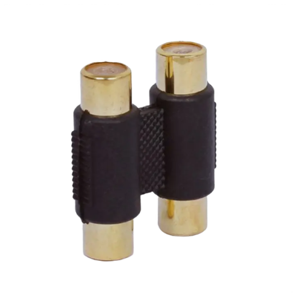 Аудио кабель Cablexpert A-2RCAFF-01 Черный  photo 1
