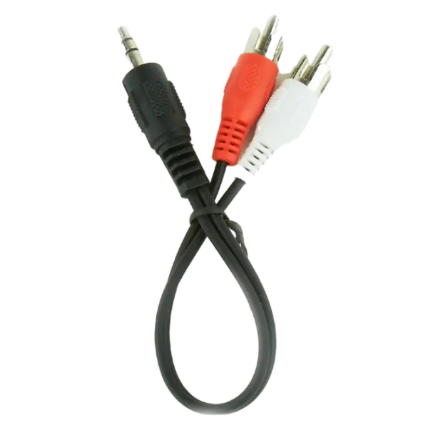 Аудио кабель Cablexpert CCA-458/0.2 3.5 mm / RCA Черный  photo 2